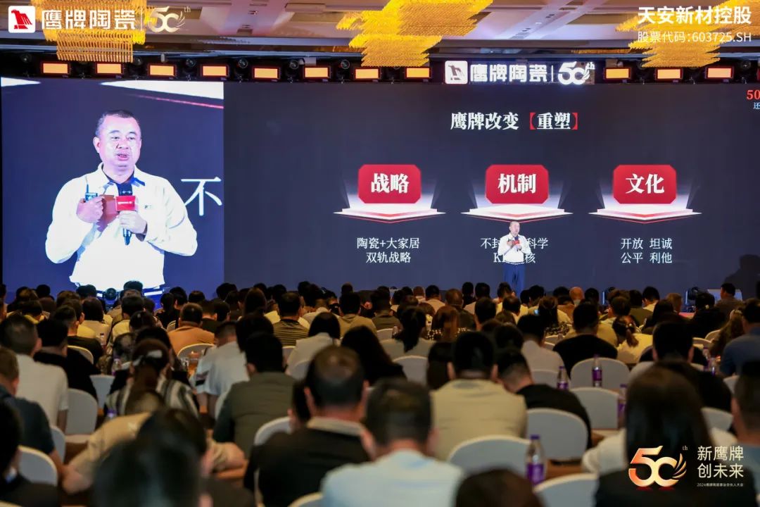 新鷹牌 創(chuàng)未來｜鷹牌陶瓷418事業(yè)合伙人大會(huì)圓滿舉行(圖8)